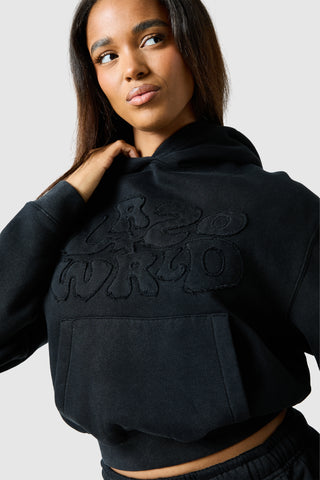 Survêtement Lrzo Wrld Applique pour femme - Noir