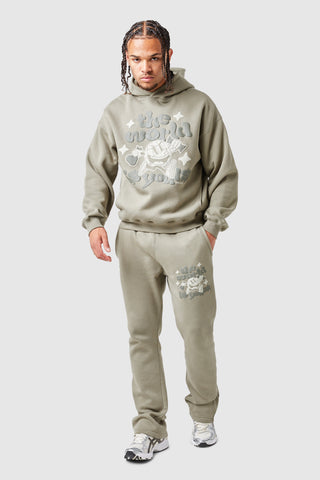 Survêtement World Is Yours - Kaki