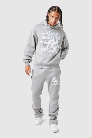 Jogger World Is Yours - Gris acier