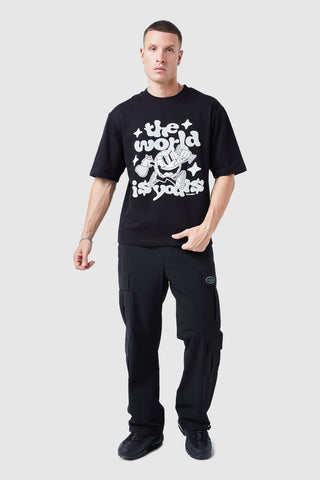 Pantalon cargo Globe - Noir