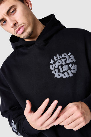 Capuche World Is Yours 2.0 - Noir