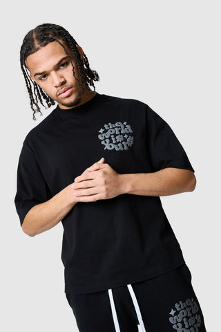 T-shirt « Le monde est à toi » 2.0 – Noir