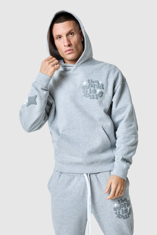 Survêtement World Is Yours 2.0 - Gris chiné