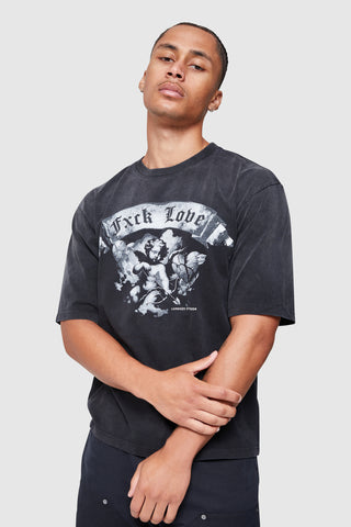 FXCK LOVE TEE - BLACK