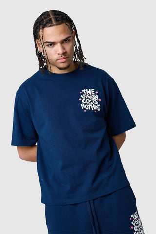 Vision Costs Nothing Tee - Blue
