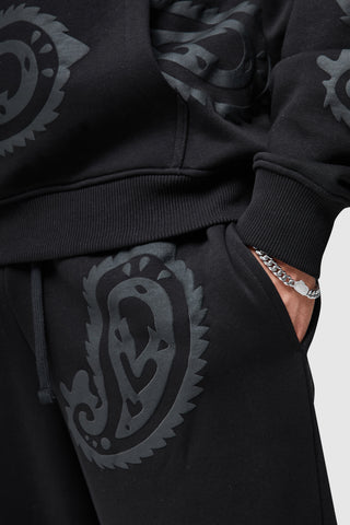 PAISLEY TRACKSUIT - BLACK