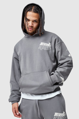 DREAMERS ACADEMY HOOD - GREY