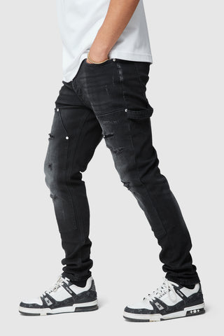 CARPENTER SLIM JEAN - BLACK