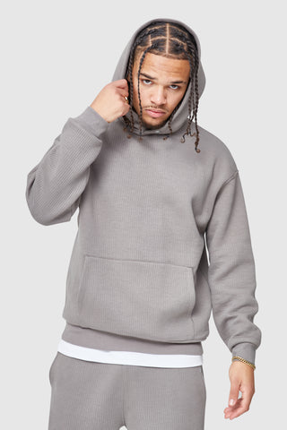 DENARO HOOD - GREY