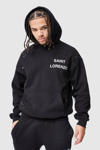 SAINT PANEL HOOD - BLACK