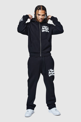 Pantalon de jogging Dream Is Free 2.0 - Noir/Blanc