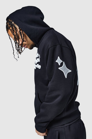 Sweat à capuche zippé Dream Is Free 2.0 - Noir