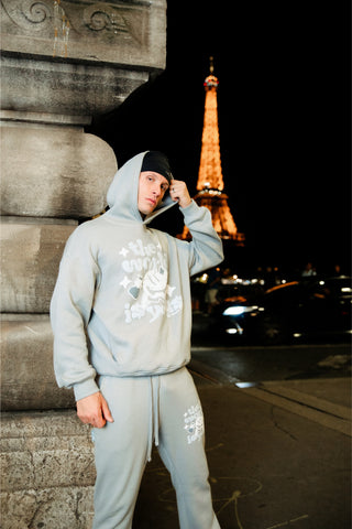 Capuche « World Is Yours » - Gris acier