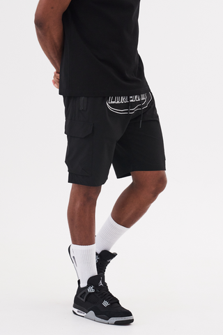 ORBIT STORM CARGO SHORT - BLACK