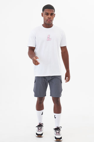 Vanquish tee - blanc / rose